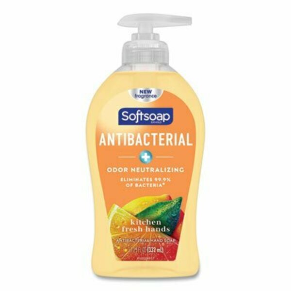 Colgate-Palmolive Softsoap, Antibacterial Hand Soap, Citrus, 11 1/4 Oz Pump Bottle, 6PK 45096